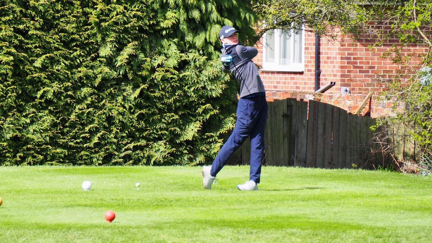 Henry at his first junior competition